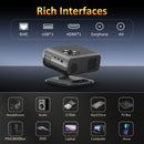 Axyaa M4 800Ansi Lumens Android12 Mini Projector 4K Full HD 1080P WiFi6