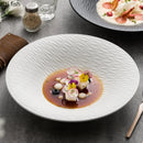 Axyaa Relief Texture Ceramic Bowl Set for Molecular Cuisine and Fine Dining