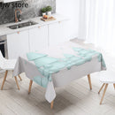 Axyaa Geometric Tree Waterproof Tablecloth for Home and Restaurant Decor