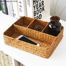 Axya Handmade Weave Storage Basket with Compartments