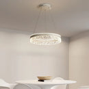 Axya Crystal Rings LED Pendant Lights for Home Luminaires