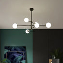 Axyaa Glass Ceiling Chandelier for Bedroom Dining Living Room