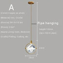 Axyaa Nordic Crystal LED Pendant Lamp for Home Decoration