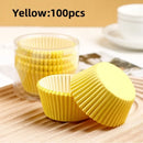 Axyaa Baking Paper Cupcake Moulds 100Pcs Waterproof Greaseproof Disposable Muffin Holders
