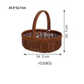 Axyaa Handwoven Bread Storage Basket: 9 Styles, Multi-functional Organizer & Fruit Tray