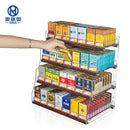 Axyaa Woodgrain Aluminium Cigarette Display Shelf Rack for Tobacco Stores