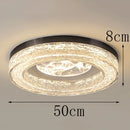 Axyaa Nordic Smart LED Ceiling Light for Home Salon Bedroom, Dimmable Indoor Lighting