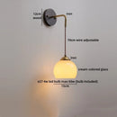Axyaa Glass LED Wall Lamp Lighting Bathroom Stair Light.