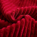 Axyaa Modern Braid Red Pillow Covers - Ultra Soft Stretchy Decorative Cushion Case