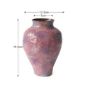 Axyaa Ceramic Vase Plant Pots: Creative Table Decoration for Flowers Arrangement and Room Aesthetic