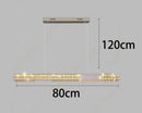 Axyaa Crystal Chandelier: Modern Stair Pendant Lamp for Living Room Interior Lighting