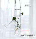 Axyaa Angel Glass Vase for Living Room Decor with Hanging Hydroponic Flowers
