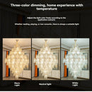 Axyaa Gold K9 Crystal Ceiling Chandelier for Modern Luxury Living Room