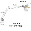 Axyaa Telescopic Swing Arm LED Wall Lamp Sconce Industrial Light - E27