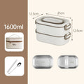 Axyaa Stainless Steel Lunch Box Set with Heat Retention for Office & Students