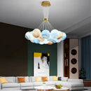Axyaa Magic Bean Nordic Cream Chandelier - Modern Bedroom Lighting