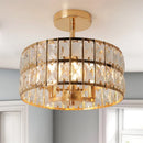 Axyaa Crystal Dining Table Pendant Chandelier