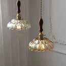 Axyaa Glass LED Pendant Light: Modern Hanging Lamp for Dining Room, Bedroom, Kitchen