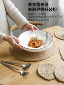 Axya Linen Woven Heat Insulation Pad Set - Household Table Mat Coaster