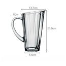 Axyaa Crystal Glass Beer Tie Pot: High-Quality Home Drinkware