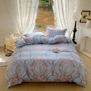 Axyaa Washed Cotton 4-Piece Set - Soft, Comfortable, & Versatile