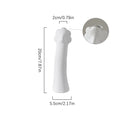 Axyaa Ceramic Vase Figurine White Flowerpot Home Decor