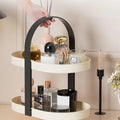 Axyaa Desktop Cosmetics Shelf with Handle, Organiser for Dresser and Bathroom