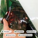 Axyaa Pine Tree & Pinecone Window Clings, Static Xmas Decor for Glass Displays