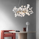 Axyaa Ginkgo Leaf Lamps: Branch Chandeliers for Living Room, Dining Room, Art Hall