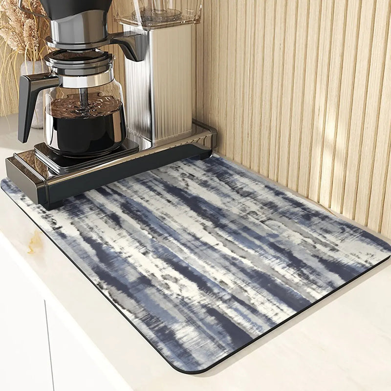Axyaa Stripe Coasters: Stylish Non-Slip Table Mat & Absorbent Placemat