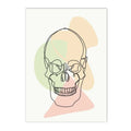 Axyaa Human Anatomy Skeleton Canvas Wall Art for Medical Office Decor