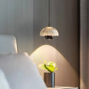 Axyaa Black LED Pendant Light Chandelier for Bedroom Living Room - Nordic Decor