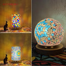 Axyaa Turkish Mosaic Lamp DIY Material Package Glass Night Light Handmade Gift