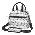 Axyaa Penguins Insulated Lunch Bag with Adjustable Strap for Picnic School Work