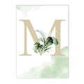 Axyaa Jungle Animals Custom Name Wall Art Poster Canvas Painting Nursery Decor