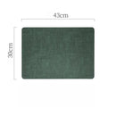 Axyaa Leather Dining Table Mat: Waterproof, Heat Resistant Insulation for Home Dining