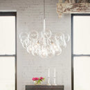 Modern Glass Hanging Ceiling Lamps for Minimalist Spaces by Axyaa