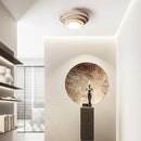Axyaa Nordic Beige Marble Ceiling Lamp for Guest Room and Restaurant