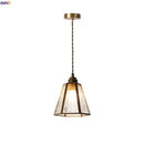 Axyaa Industrial Vintage Glass Shade LED Pendant Chandelier