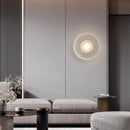 Axya Nordic Resin Wall Lamp - Simple Bedside & Background Light for Indoor Decor