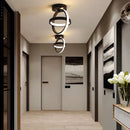 Axyaa Modern LED Ceiling Light Rings Indoor Lighting Fixture for Hallways and Aisles