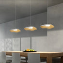 Axyaa Valentina Pendant Light: Nordic Wavy Lampshade for Dining Room, Bedroom, Kitchen Island