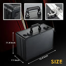 Axyaa Barber Briefcase: Clippers & Scissors Organizer Case for Travel