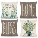 Axyaa Valentine's Day Pattern Cushion Cover for Bedroom and Living Room