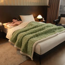 Axyaa Three-Layer Plush Blanket: Thick, Warm, & Versatile