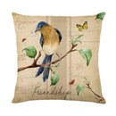 Axyaa Easter Bunny Egg Pillow Cover Spring Farmhouse Home Decor Butterflies Flowers