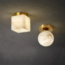 Axyaa Golden Brass LED Ceiling Light for Luxurious Spaces