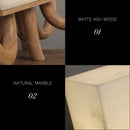 Axyaa Octopus Wood+Marble Table Lamp Touch Control LED Lighting for Indoor Decor