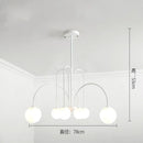 Axyaa Copper Magic Bean Pendant Light: Modern Designer Chandelier for Various Spaces