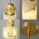 Axyaa Nordic Marble Copper LED Pendant Lights for Dining and Bedroom